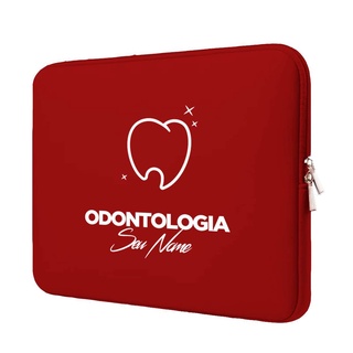 Capa Case Pasta Maleta Notebook Macbook Personalizada Neoprene 15.6/14.1/13.3/12.1/11.6/17.3/10.1 Odontologia 2 (7)