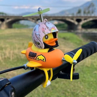 Legal Produto Premium DIY Moda Personalizado Submersa Pequeno Pato Amarelo Capacete Enfeites De Carro Da Bicicleta Bateria Elétrica Decoração Motocicleta Bonito