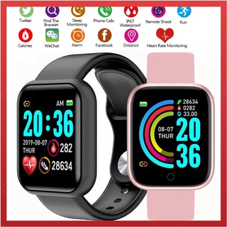 webravoTop Sale Smart Watch y68 Esportivo Bluetooth à Prova d’Água com Controle de Frequência Cardíaca bravo1