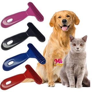 Rasqueadeira Escova Plástico para Pet cães a gatos