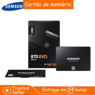 【Cartão de memória】Samsung 860 / 870 Evo Sata Ssd Drive Sata (250Gb / 500gb / 1tb) up to 500 MB /s