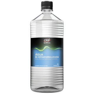 Água Bi-Desmineralizada Radiador e Bateria Orbi 1 litro