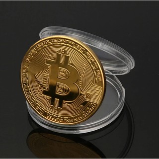 Moeda Bitcoin Metal Criptomoeda Colecionável