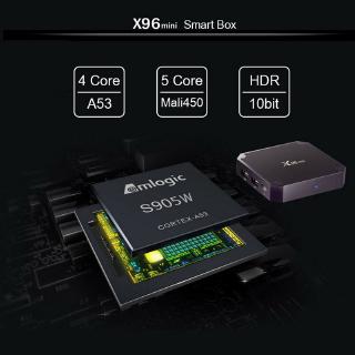 TV BOX Android 7 1 Smart X96 Pequeno Amlogic / S905W Quadcore 4K / WIFI / 2GB / 16GB (6)