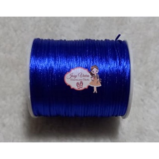 Cordão rabo de rato Azul Royal 1mm