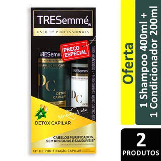 Kit Shampoo + Condicionador Tresemmé Detox Capilar