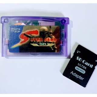 Super Card Sd Cartucho Flash Card Para Game Boy Advance Gba + Jogos + Adaptador (5)