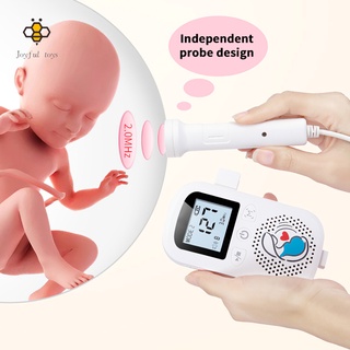 Detector Doppler Fetal de Batimentos Cardíacos Cuidados com o Bebê, Gestantes Portáteis, Medidor de Pulso Fetal sem radiação, Monitor Fetal de Batimentos Cardíacos do Bebê, Detector Fetal Ultrassônico