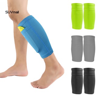 1 par adulto infantil futebol mangas de proteção para as pernas meias de apoio para caneleiras