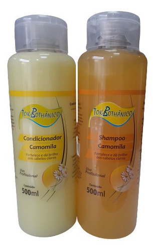Kit Shampoo E Condicionador Camomila Tok Bothânico