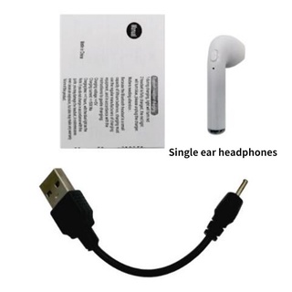 I7s única orelha direita efeito estéreo sem fio bluetooth fone de ouvido fone de ouvido com microfone para todos os fones de ouvido do telefone inteligente (8)