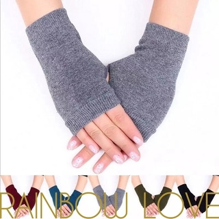 [Women Men Winter Knitted Wool Warm Gloves] [Girls Men Fashion Fingerless Sports Gloves For Outdoor Cycling,Camping,Motorcycle,Running]
