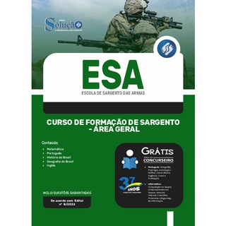 Apostila para Sargento do Exército ESA 2022( material conforme o edital) (1)