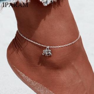 Foot Chain Silver Plated Hollow Elephant Animal Shaped Anklet Tornozeleira Bracelet On Leg Pulsera For Women Jewelry