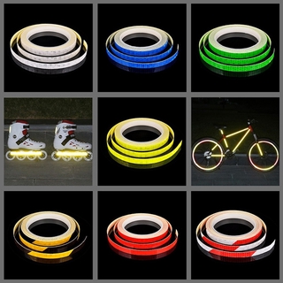 Bicicleta Adesivos Refletivos Ciclismo Fluorescente Fita Reflexiva Adesiva Segurança Decor (7)