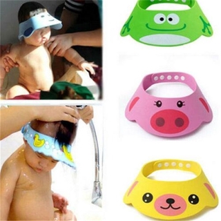 Children's adjustable shower cap, eye protection bath cap