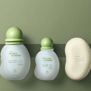 Kit Conjunto Miniatura Mamãe e Bebê 50ml cada frasco e Colônia 100ml Vegano Qualidade Natura (4)