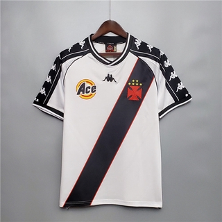 Camisa Vasco Da Gama 2000 Away De Futebol Retro Masculina/Treino/Uniforme De Equipe/Aaa Romio # 11