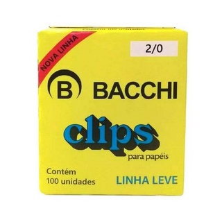 Clip 2/0 Bacchi 100 unidades