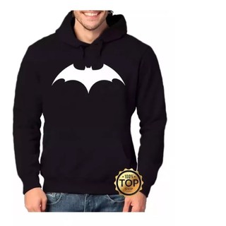Moletom Blusa de Frio Casaco Homem Morcego Batman Desenho Canguru Unissex