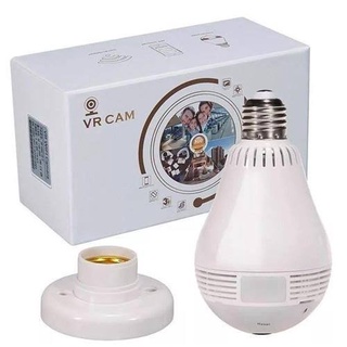 Lampada Camera Monitoração Celular 3d Wifi V380 Cam