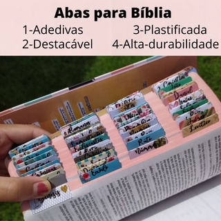 Abas Adesivas para Bíblia Marcador / índice / Etiqueta Divisórias MV (1)