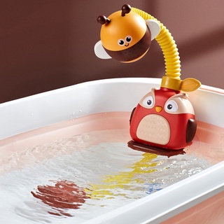 Chuveiro formato de elefante com spray de água brinquedo de banho para crianças (4)