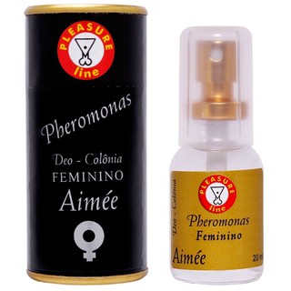 Perfume afrodisiaco feminino Aimée floral frutado atrativo 20ml