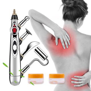(Nova Chegada) 5 Cabeças De Massagem Caneta Caneta Acupuntura Eletrônica Terapia Massagem Ferramentas Para Dor Muscular