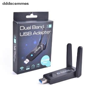 Dddxcemms Adaptador Wi-Fi Dual Band 3.0 1200 Mbps USB 5 Ghz 2.4 802.11AC Wifi Antena Venda Quente (3)