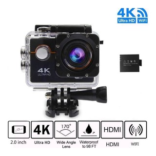 Câmera de Ação 4K Ultra HD Action Cam Tipo Go Pro com Wi-Fi (4)