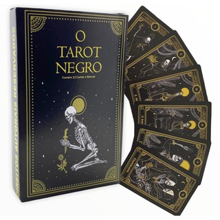 Baralho O Tarot Negro 22 Cartas E Manual Tarot Negro Marselha