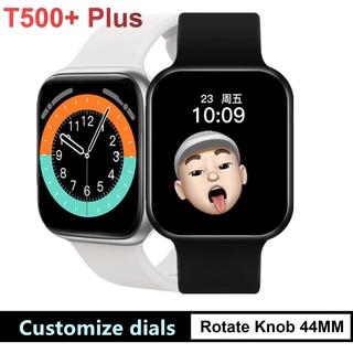 IWO T500 Series Smartwatch t500+plus Bluetooth Call Pre Heart Rate Monitor de frequência Cardíaca 44mm Sports Watch