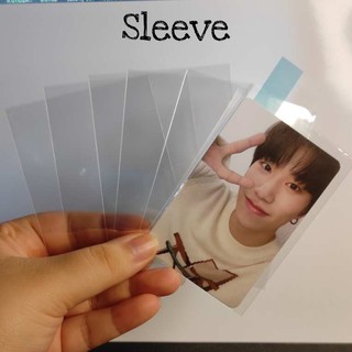 Toploader + sleeve proteção para photocard de kpop e cartas de pokemos