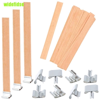 [perfect]Wood Wicks 10Pcs Cores Wood Wick With Iron Stand,Wooden