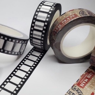 Washi tape (fitas adesivas) Classic Themes (cinema/ fotografia / viagens / selos) (2)