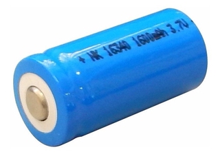 Bateria Cr123 16340 Li-íon Recarregável 1400mah