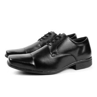 Sapato Social Sapato Masculino Com Cadarço Preto Verniz (2)