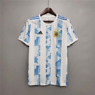 2020-2021 Camisa Argentina De Futebol Messi Camisa I Personalizada Nome Nume