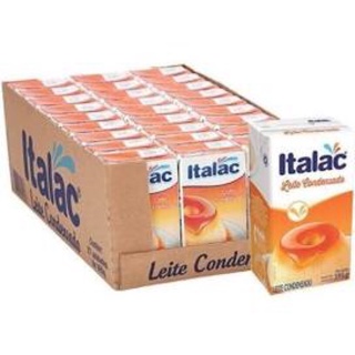 caixa de leite condensado italac semi desnatado 27 unidades