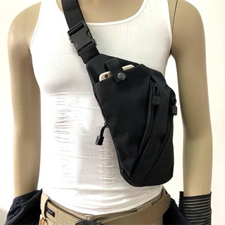 Bolsa de peito transversal Shoulder Bag anti- roubo Mochila Carteira Pochete