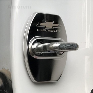 4pçs Carro Tampa De Bloqueio De Porta De Aço Inoxidável Chevrolet Onix Plus Cruze Tracker S10 Spin acessórios (4)
