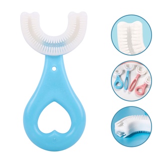 Escova De Dentes Infantil De Silicone Com Cabo Para Cuidado Oral 2-12 (5)