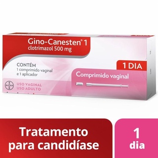 Gino Canesten 500mg com 1 Comprimido Vaginal + Aplicador