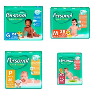 Fralda Infantil Descartável Personal Soft & Protect pacote Jumbo (1)