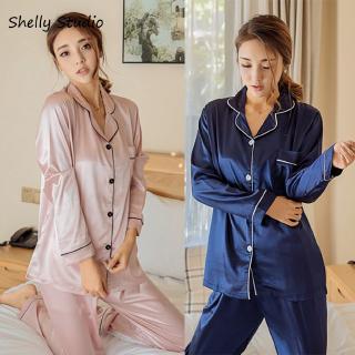 M-5XL Korea ladies pajamas Silk princess girl