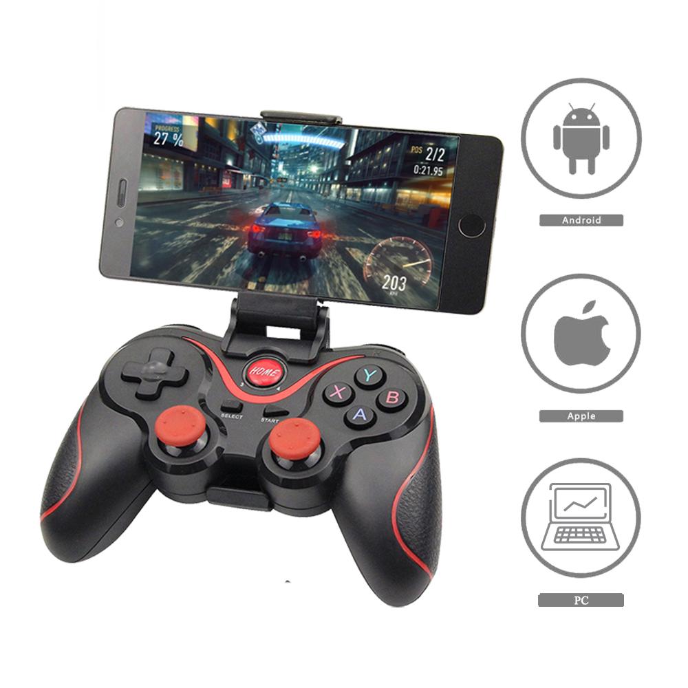 Controle Joystick Sem Fio Bluetooth Gamepad Controlador De Jogos Para PS3 Tablet PC Smartphone Android Com Suporte