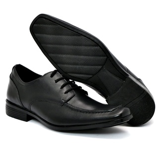 Sapato Social Couro Confortável Cadarço sola costurada (barato)
