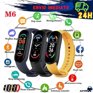 SmartWatch smartband M6 2022 pulseira inteligente feminino masculino Relógio Smartwatch M6 Bluetooth Smartwatch Pulseira Inteligente Smartband M6