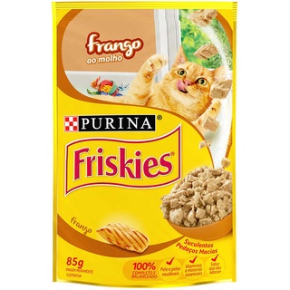Ração Nestlé Purina Friskies Sachê Frango ao Molho para Gatos
